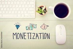 Monetization concept with workstation